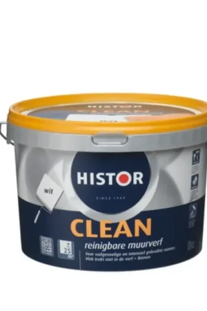 Histor Clean Muurverf 2,5L Wit Gereduceerde Prijs